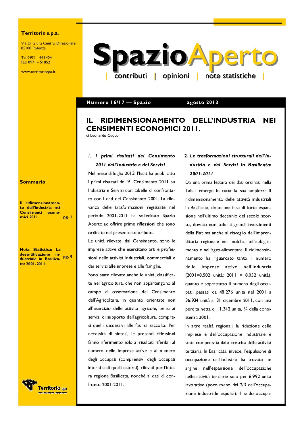 SpazioAperto n. 16/17